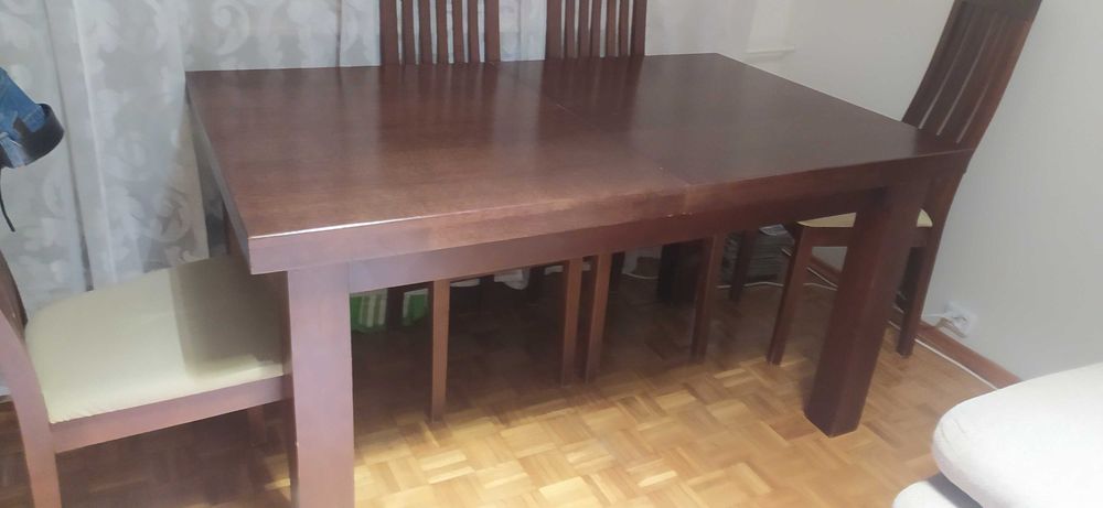 Stół rozkładany drewniany