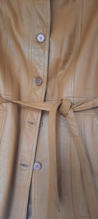 Płaszczyk skórzany r.36