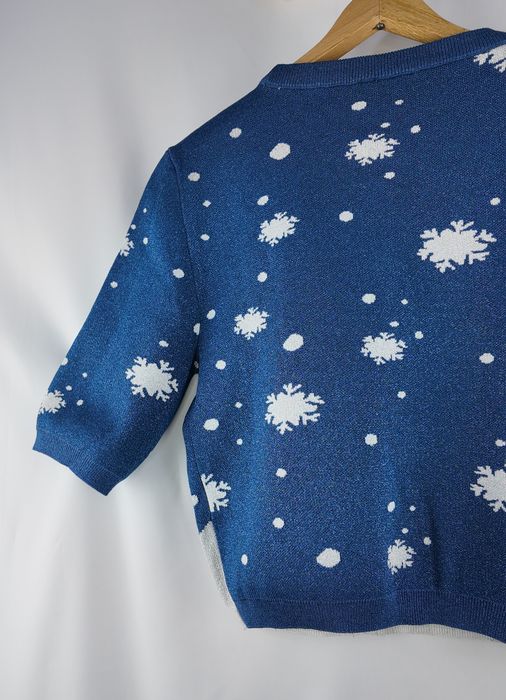 Topshop sweter świąteczny EU44 brokatowy zimowy – nowy