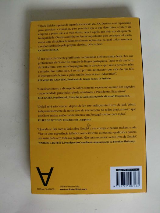 Vencer de Jack Welch - 1ª Edição