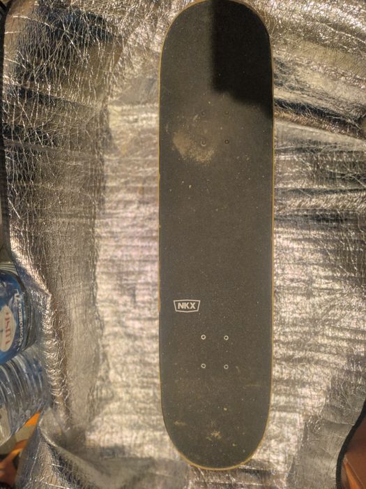 Skate/ skateboard NKX Slate (Efeito Madeira/Azul) - 8.25"