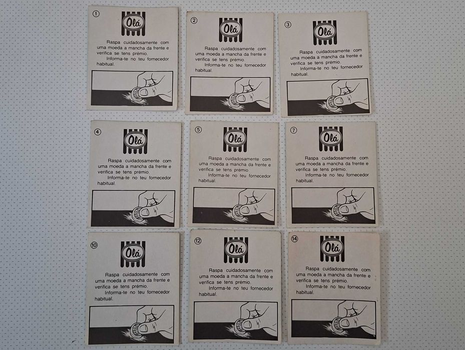 Autocolantes e Imans vintage, da Olá gelados
