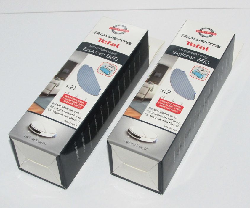 (2 Pack) 2x Mopas de Microfibra Rowenta Tefal Explorer Serie 60
