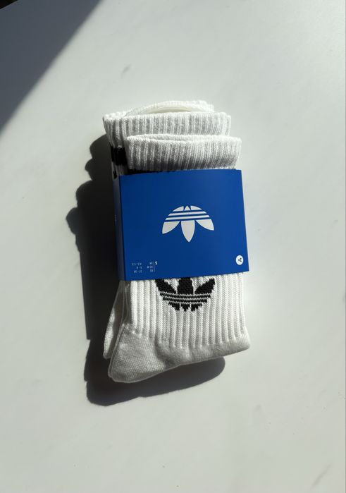 Białe skarpety adidas skarpetki
