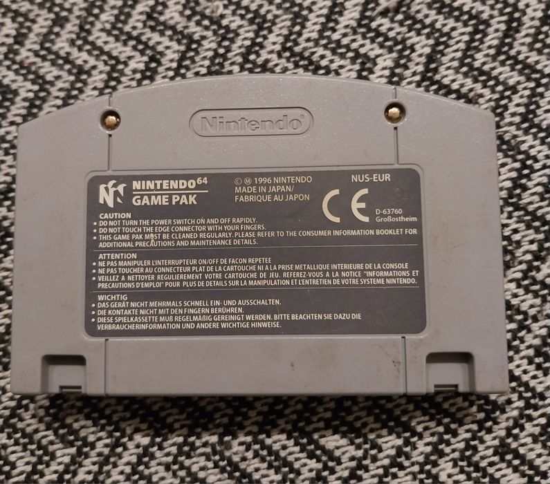 Super Mario Nintendo 64 + Rumble Pack