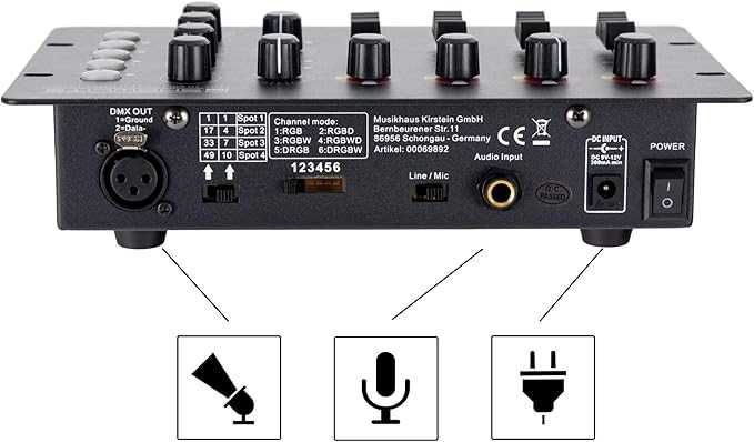 Sterownik Kontroler DMX do reflektorów LED Showlite LDO-10 MKII FS LED