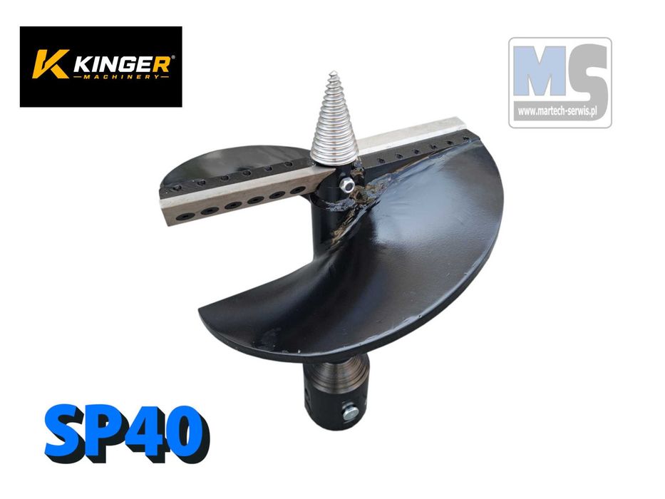 Frez KINGER SP40 do pni karp drewna do wiertnicy hydraulicznej
