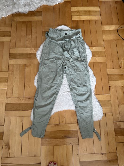 Spodnie H&M 34 khaki