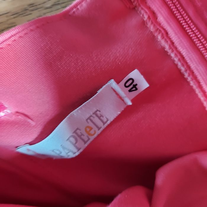 Sukienka długa malinowa