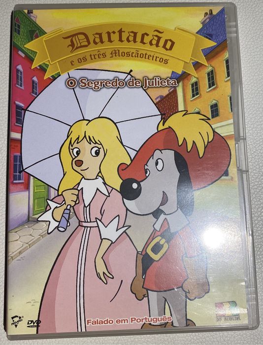 Dvd “Dartacão e os 3 moscãoteiros”