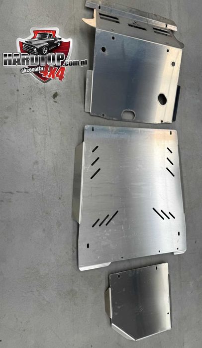 KOMPLET Osłon Aluminium 6mm MITSUBISHI PAJERO4 Silnik Skrzyni REDU/ZBI