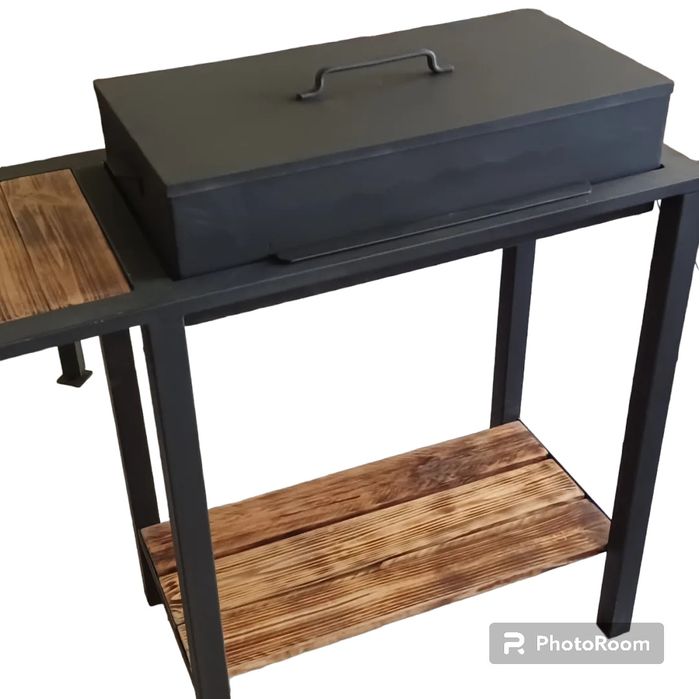 Grill mangal stacjonarny, ręcznie wykonany loft  na zamówienie