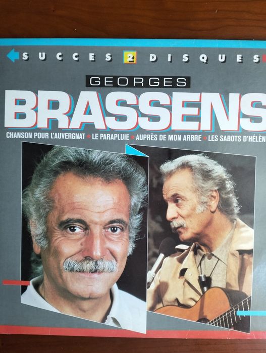 Disco de vinil LP duplo Georges Brassens