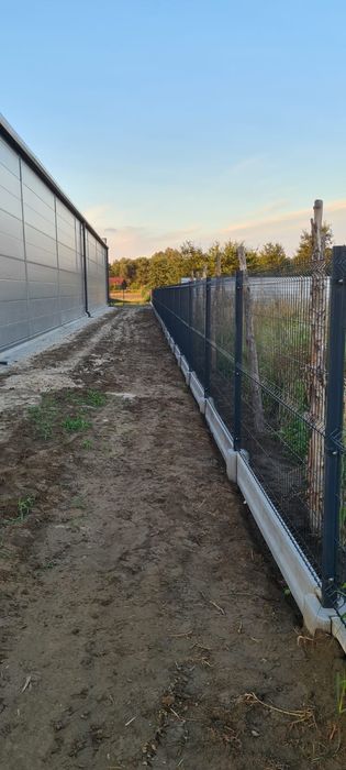 Ogrodzenie panelowe, tymczasowe, płot, brama, furtka, siatka wraz mont