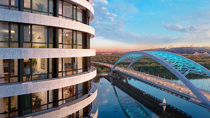 ЖК Оазис Oasis 1к вид 26 этаж