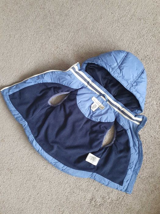 Bezrękawnik niemowlęcy H&M ocieplana kamizelka r. 86