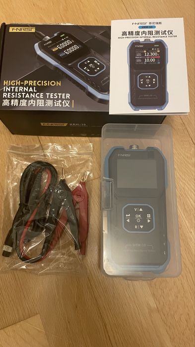 Тестер внутреннего сопротивления fnirsi hrm 10