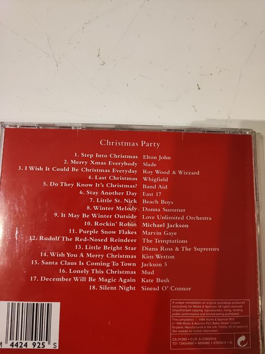 Płyta CD christmas party na święta