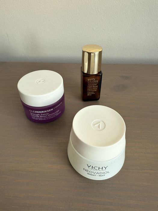 Estee Lauder vichy  olehenriksen opakowania po kremie