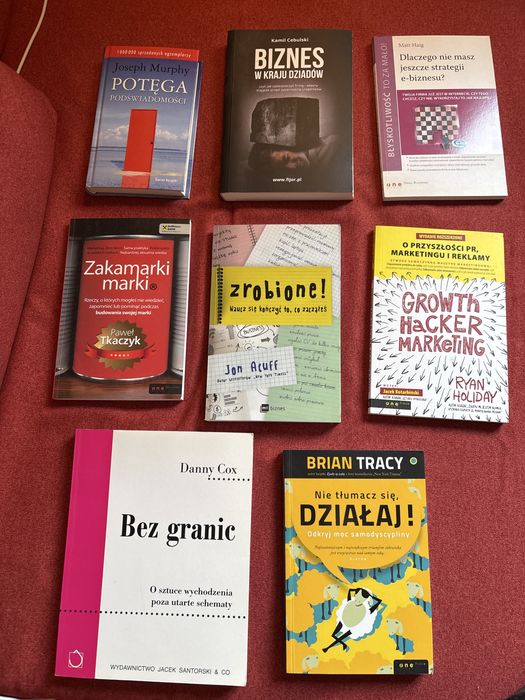 Zestaw ksiazek z zakresu rozwoju osobistego i biznesu