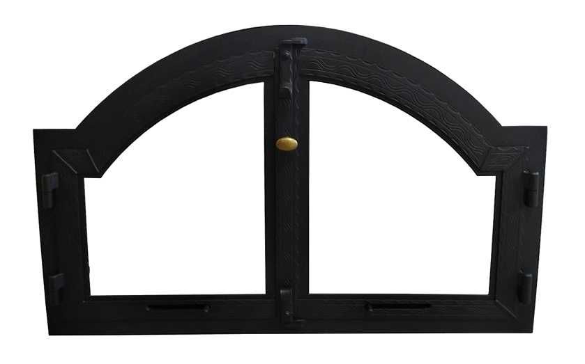 Drzwiczki z Łukiem Półokrągłe do Kominka Pieca Wędzarni NA TWÓJ WYMIAR