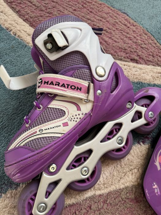 Дитячі розсувні ролики  із захистом та набором для перестановки коліс