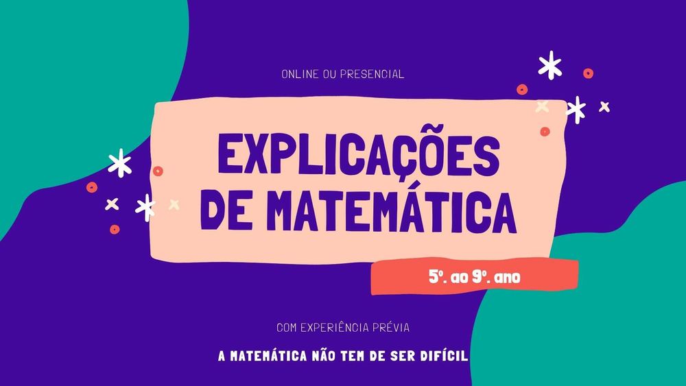 Explicações de Matemática - 2º e 3º ciclo - Carcavelos e arredores - Online/Presencial