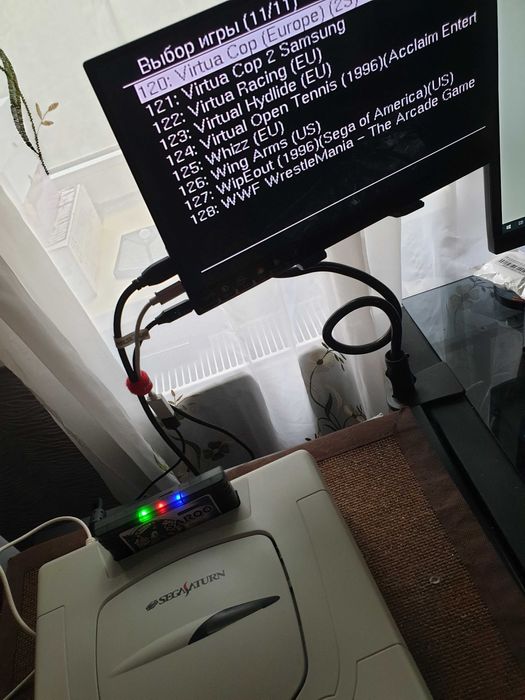 Картридж Saroo флеш Sega Saturn з картою microsd на 64 гб