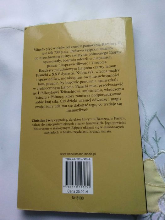 Czarny Faraon Christian Jacq