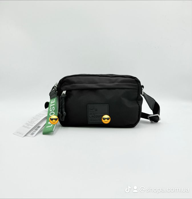 Сумка черная текстиль Унисекс | Женская и мужская модель