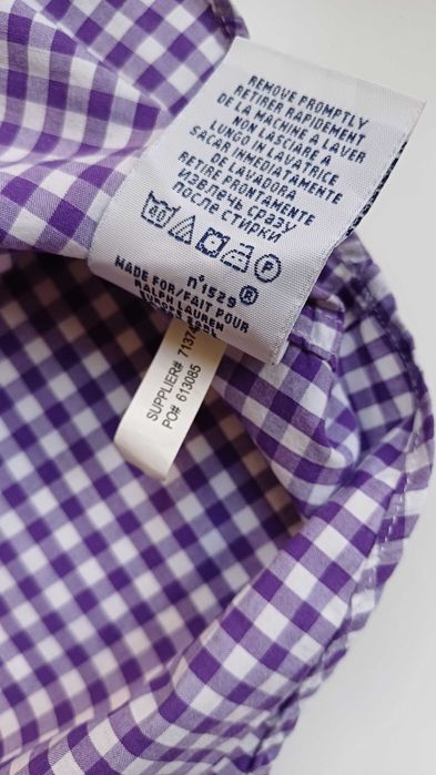 Koszula w kratę na długi rękaw Polo Ralph Lauren PRL rozm. M