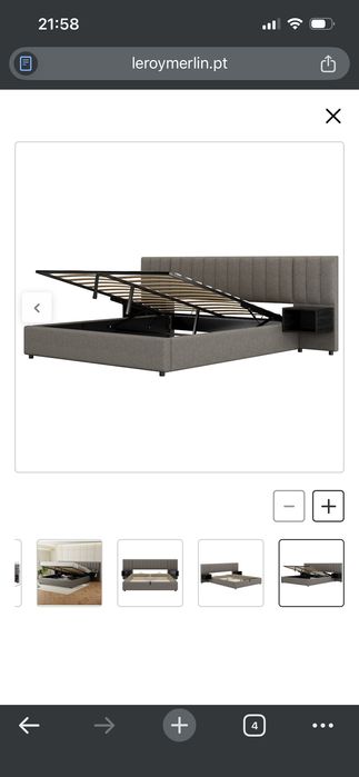 Cama Nova com Arrumação – Nunca Usada!