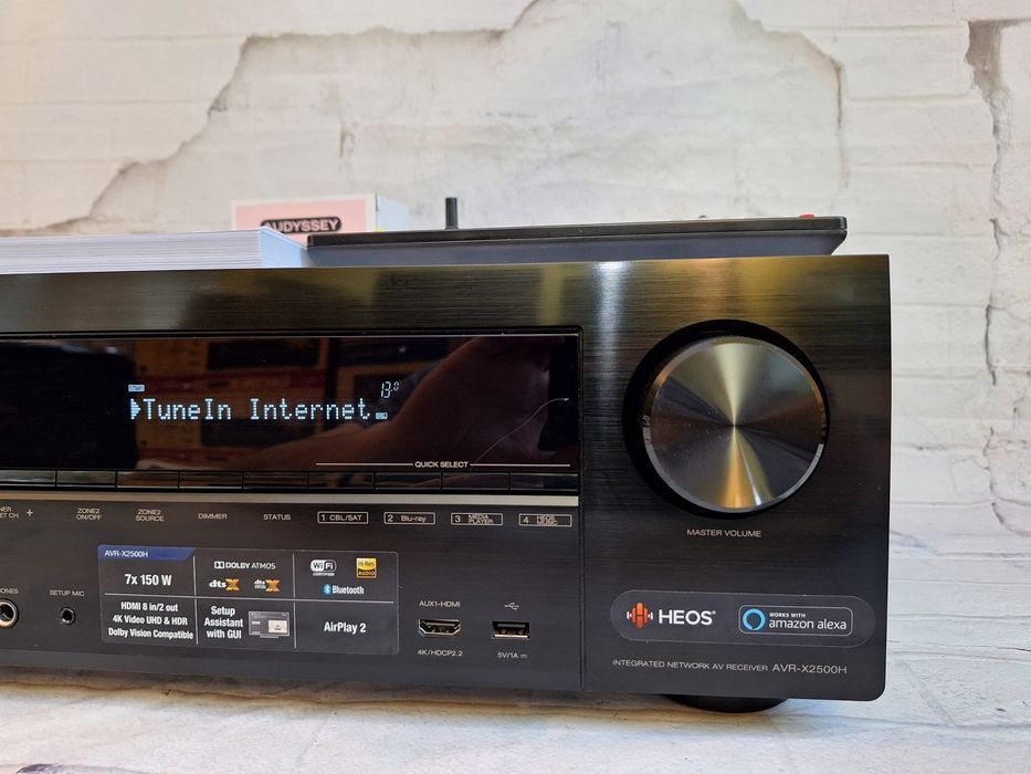 Mocny 7.2 Denon AVR-X2500 WiFi BT HEOS Alexa Atmos Vision HDR