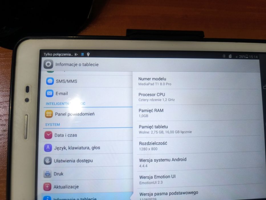 Tablet 8 Nawigacja GPS Igo LTE