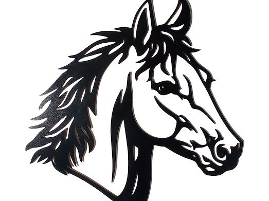 Ozdoba ścienna – Głowa Konia 45x50 cm, ( Termin płatności 50 dni )