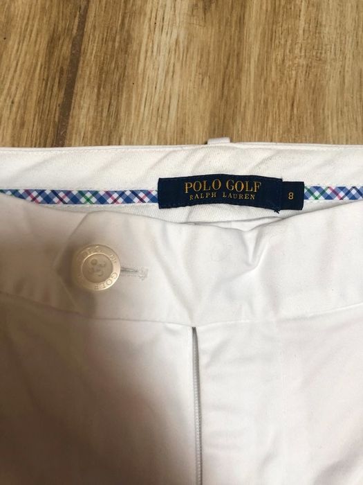 Szorty krótkie spodenki białe Polo Golf Ralph Lauren