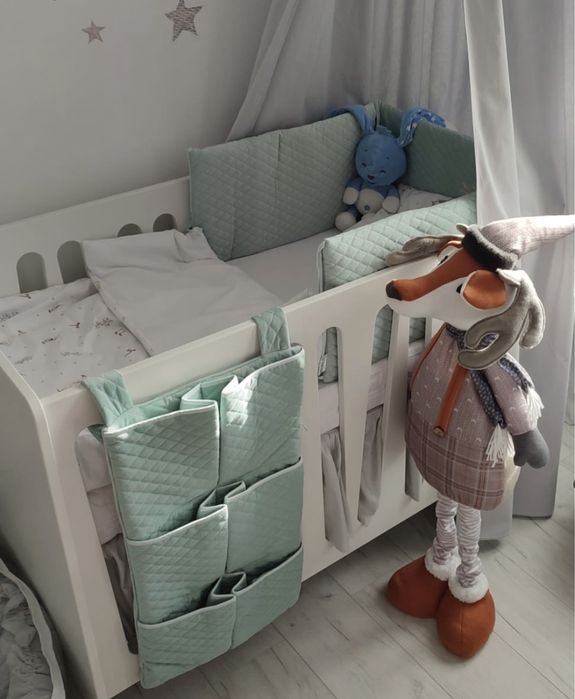 Łóżeczko dziecięce Moon białe