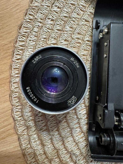 FED-2 + Industar-26M 2.8/52, pasek ZENIT, futerał, USSR, 1961 rok.