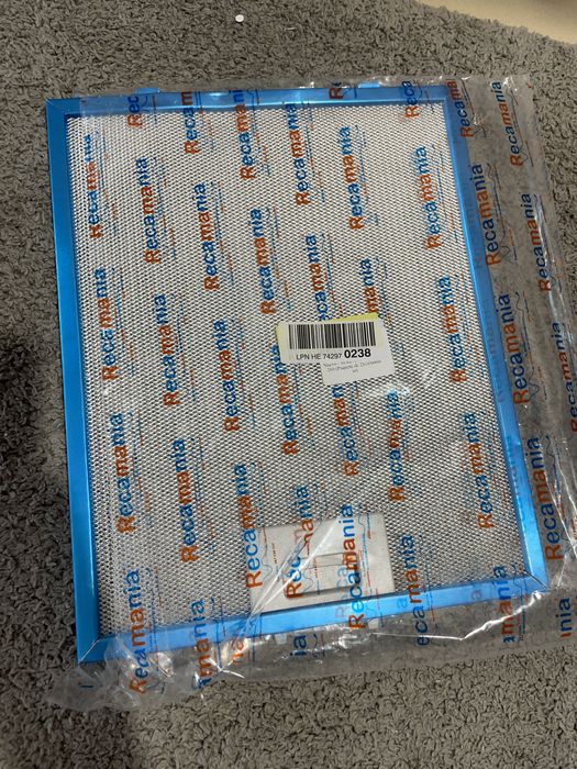 Filtr przeciwtłuszczowy metalowy do okapu 1 szt. 31,8 x 25,9 #FO6