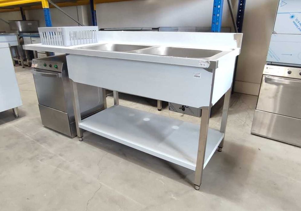 Bancada com 2 pios + Espaço para Máquina de Lavar - NOVA