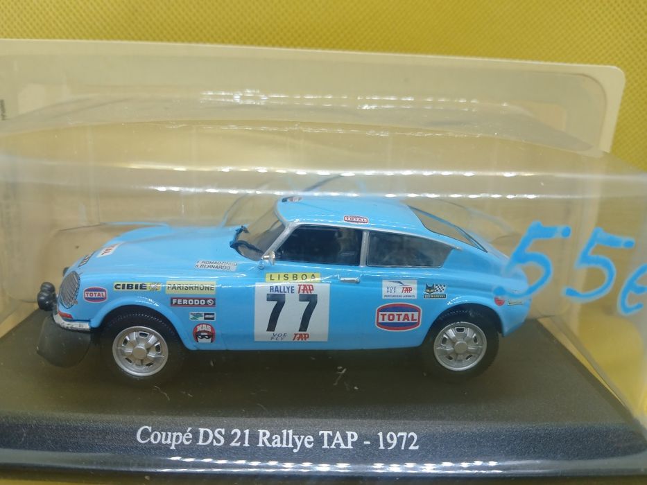 Miniatura 1/43 Citroën  DS 21 Protótipo  Rally  Tap 1972 F.Romaozinho