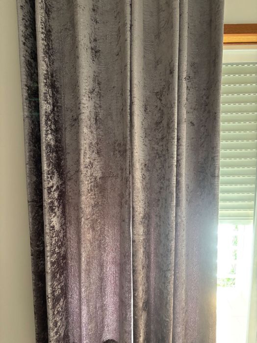 cortinados cinza com padrão462733480759152642