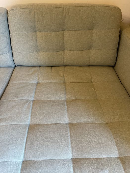 Sofá IKEA Landskrona Verde com Chaise Longue