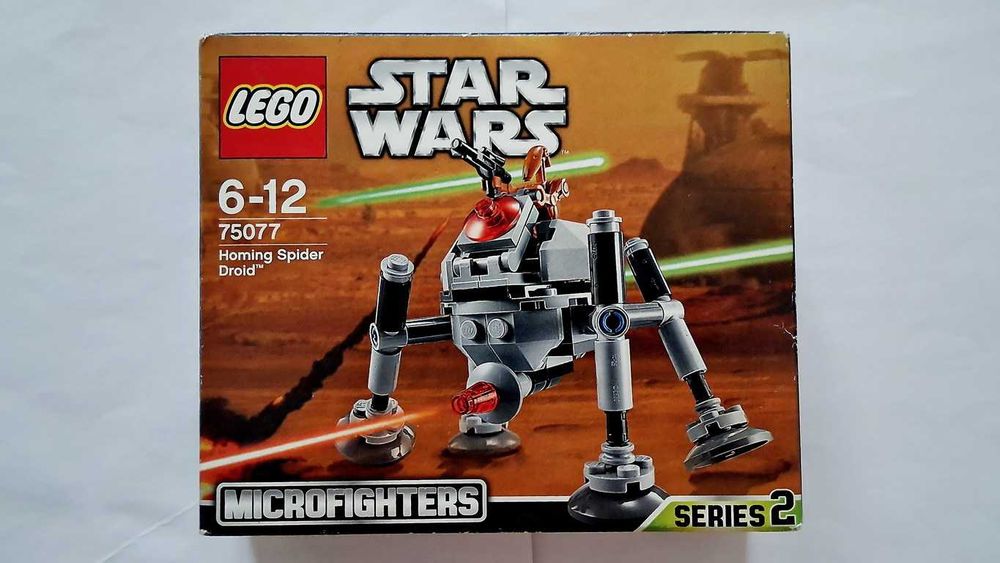 Lego Star Wars 75077 Homing Spider Droid Microfighter Series 2 selado