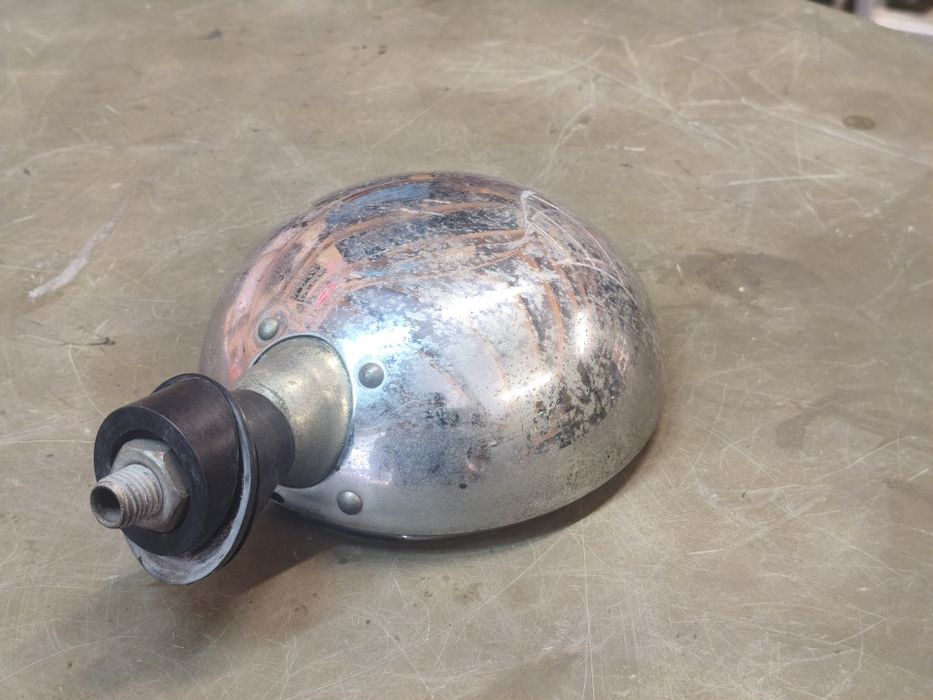 BMW R75 R80 r100 lampa reflektor kierunkowskazy lusterka boczki kołpaki emblemat koguty lampa błyskowa policja Hella KL70 niebieska halogen