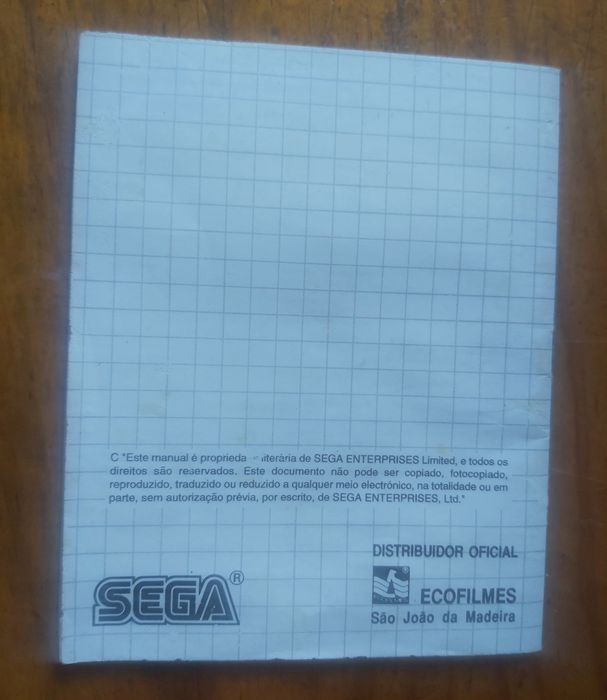 Sega Saturno Manual.