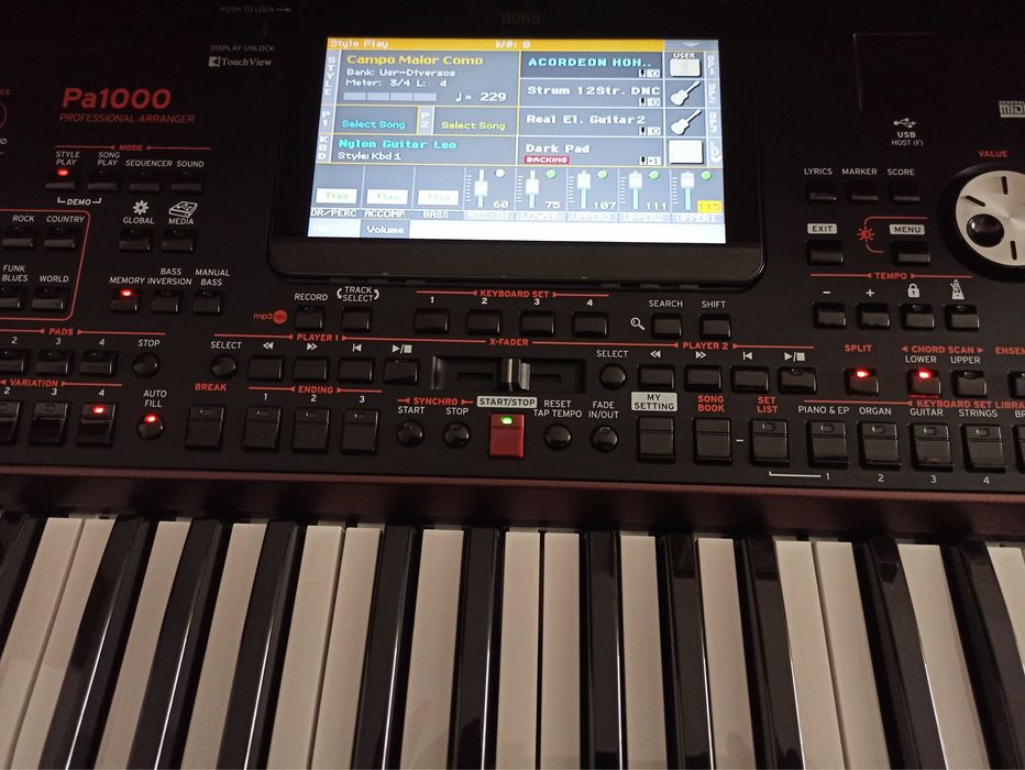 Teclado Korg  pa1000