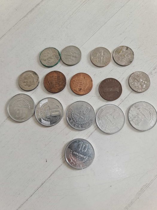 Conjunto Coleção Lote de Moedas Estrangeiras Coins Collection Foreign Countries Set Pack