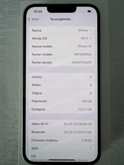 Iphone 14  128GB