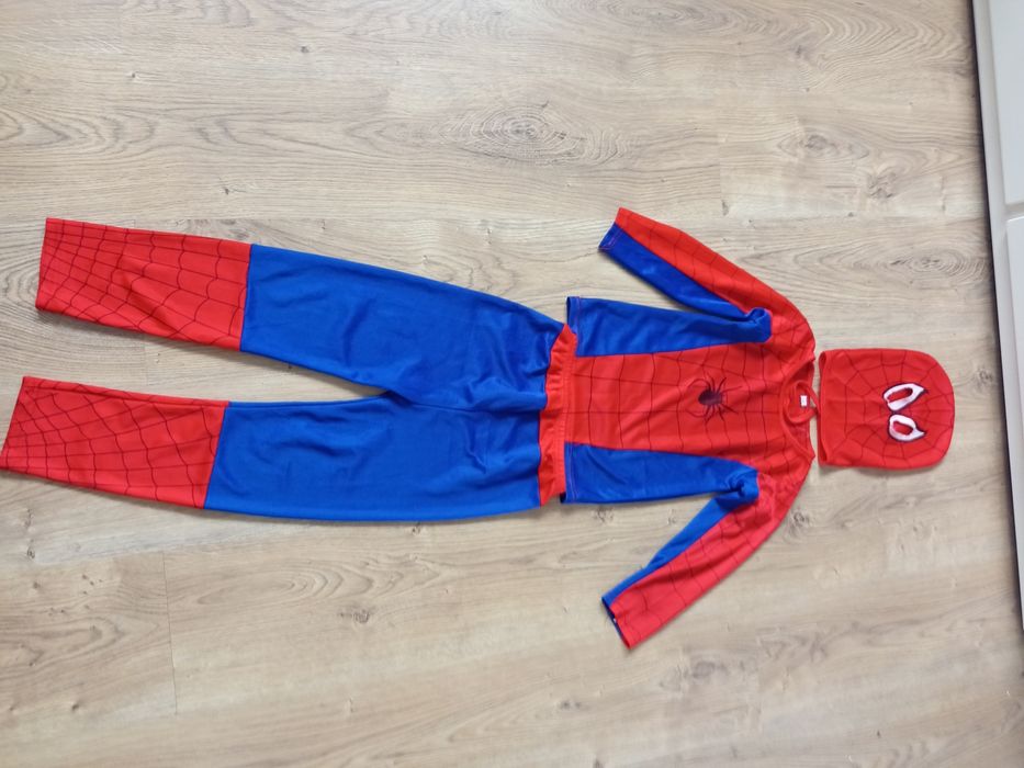 Przebranie strój karnawałowy Spiderman rozmiar 110/116
